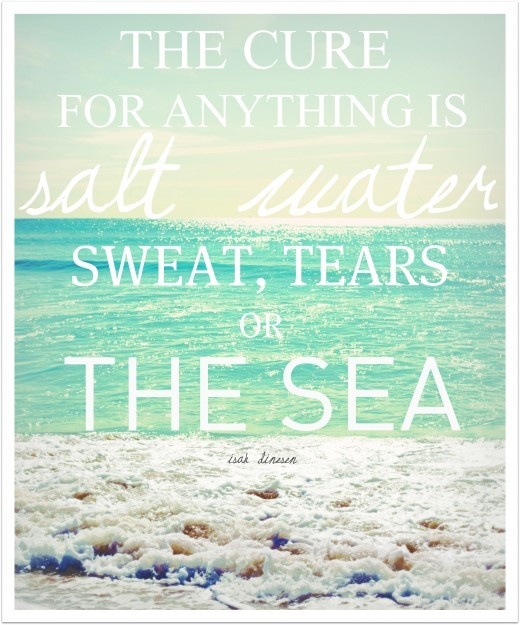 The Cure for Anything Is Salt Water, Sweat, Tears or the Sea | Faith, Hope, Love, and Luck Survive Despite a Whiskered Accomplice